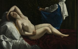 Peinture de Danaé par Artemisia Gentileschi montrant une femme allongée recevant la pluie d'or, illustration du fantasme comme moteur d'intensité et d'abandon conscient.